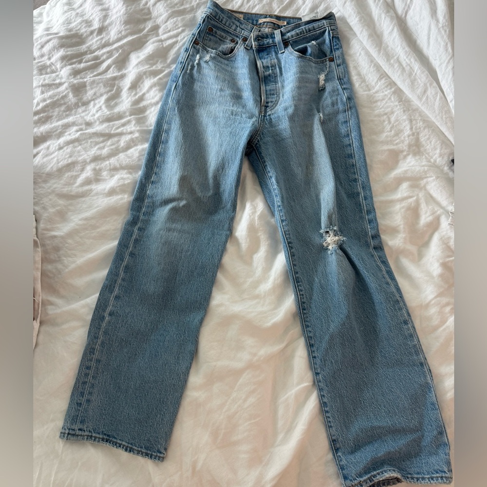 Levi’s ribcage straight ankle